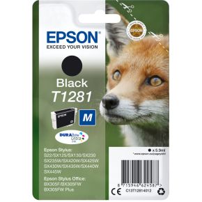 Image of Epson C13T12814022 5.9ml Zwart inktcartridge