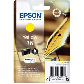 Image of Epson C13T16244022 3.1ml 165pagina's Geel inktcartridge