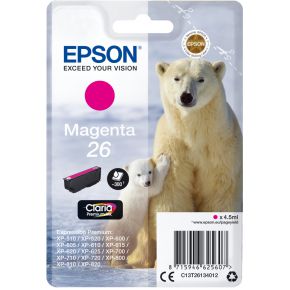 Image of Epson C13T26134012 4.5ml 300pagina's Magenta inktcartridge