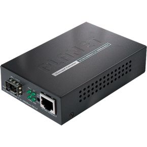 Image of Planet GT-905A 2000Mbit/s Single-mode Zwart netwerk media converter