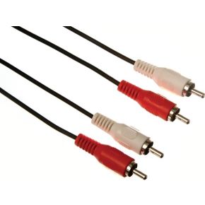 Image of 2 X Rca Audioplug Naar 2 X Rca Audioplug / Basis / 1.50 M / Verguld