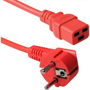 Image of Advanced Cable Technology AK5168 Rood electriciteitssnoer