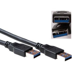 Image of Advanced Cable Technology SB0001 3m USB A USB A Zwart USB-kabel
