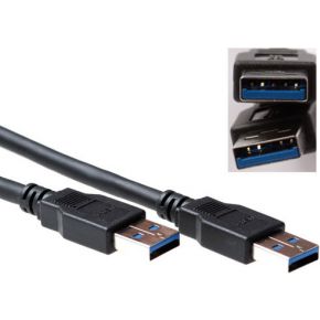 Image of Advanced Cable Technology SB0002 5m USB A USB A Zwart USB-kabel