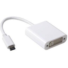 Image of Advanced Cable Technology SB0017 USB type C DVI Wit kabeladapter/verloopstukje