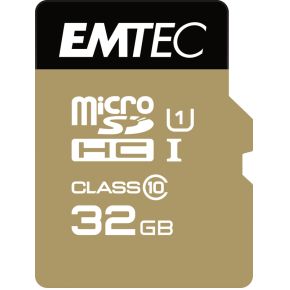 Image of Emtec microSD Class10 Gold+ 32GB flashgeheugen flashgeheugen