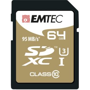 Image of Emtec SDXC 64GB Class10 Speedin 64GB SDXC Class 10 flashgeheugen
