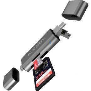 Image of ICY BOX IB-CR200-C USB 2.0 Antraciet geheugenkaartlezer