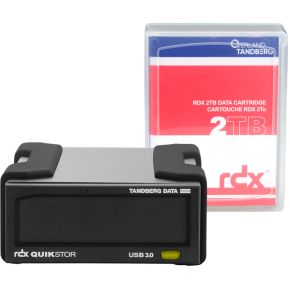 Image of Tandberg Data RDX QuikStor USB Type-B 3.0 (3.1 Gen 1) 2000GB Zwart