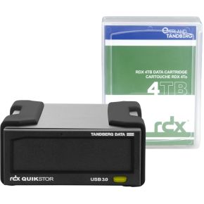 Image of Tandberg Data RDX QuikStor USB Type-B 3.0 (3.1 Gen 1) 4000GB Zwart