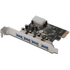 Image of Digitus 4 poorten USB 3.0-controllerkaart PCIe