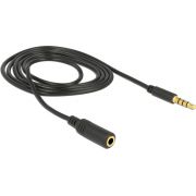 DeLOCK-84666-1m-3-5mm-3-5mm-Zwart-audio-kabel