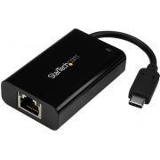 StarTech.com USB-C naar Gigabit netwerk adapter met Power Delivery 2.0 opladen