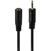Lindy 35698 0.2m 2.5mm 3.5mm Zwart audio kabel