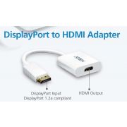 ATEN-DisplayPort-Kabel-DisplayPort-Male-HDMI-Uitgang-0-15-m-Wit-VC985-AT-