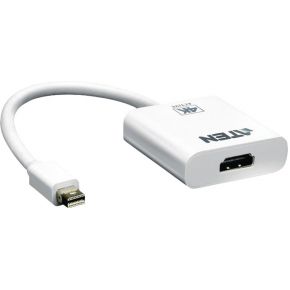 ATEN Mini DisplayPort Kabel Mini-DisplayPort Male - HDMI-Uitgang 0.15 m Wit