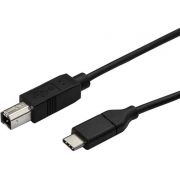 StarTech-com-USB2CB50CM-0-5m-USB-C-USB-B-Zwart-USB-kabel