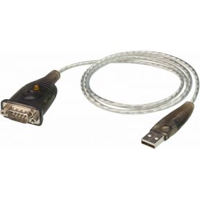 USB 2.0 Kabel A Male - SUB-D 9-Pins Male Rond 100 cm Zilver