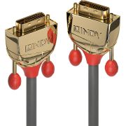 Lindy-36201-1m-DVI-D-DVI-D-Goud-Grijs-DVI-kabel