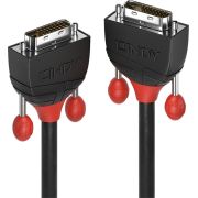 Lindy-36251-1m-DVI-D-DVI-D-Zwart-Rood-DVI-kabel