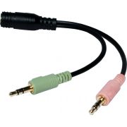 LogiLink-CA0020-0-15m-3-5mm-2-x-3-5mm-Zwart-audio-kabel