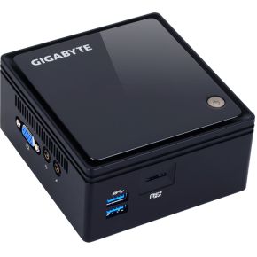 Gigabyte GB-BACE-3160 1.6GHz J3160 0.69L maat pc Zwart PC/workstation barebone