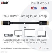 CLUB3D-Ultra-High-Speed-HDMI-copy-2-1-Kabel-10K-120Hz-48Gbps-Male-Male-2-meter