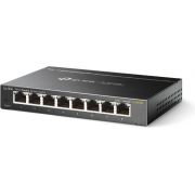 TP-LINK TL-SG108S Unmanaged L2 Gigabit Ethernet (10/100/1000) Zwart netwerk- netwerk switch