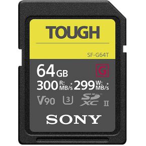 Sony SDXC Pro Tough 64GB Class 10 UHS-II U3