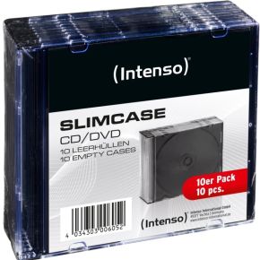 Intenso Storage Solution 10 Slim Cases 10schijven Transparant
