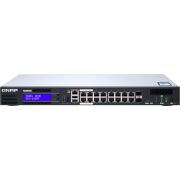 QNAP QGD-1600P Managed Gigabit Ethernet (10/100/1000) Zwart, Grijs Power over Ethernet (PoE) netwerk switch