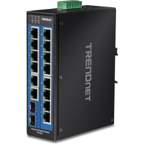 Trendnet TI-G162 netwerk- Gigabit Ethernet (10/100/1000) Zwart netwerk switch