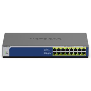 Netgear GS516PP Unmanaged Gigabit Ethernet (10/100/1000) Blauw, Grijs Power over Ethernet (PoE) netwerk switch