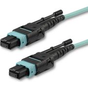 StarTech.com MPO12PL1M Glasvezel kabel 1 m OM3 MPO/MTP Aqua