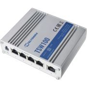 Teltonika-TSW100-netwerk-Gigabit-Ethernet-10-100-1000-Power-over-Ethernet-PoE-Blauw-Meta-netwerk-switch