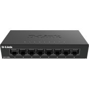 D-Link DGS-108GL Unmanaged Gigabit Ethernet (10/100/1000) Zwart netwerk switch
