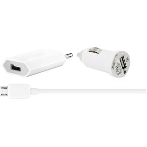 Image of MyProduct Home/Car/Cable Charger Micro USB White