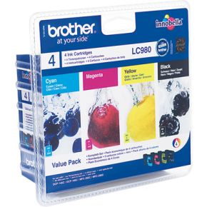 Image of Brother Ink Cartridge Lc980Valbp Value Pack (B C