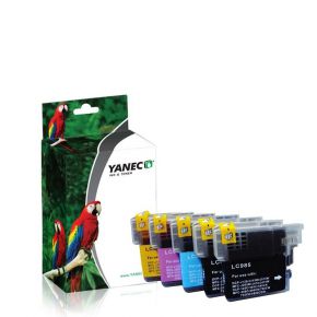 Image of Yanec LC985 Zwart en Kleur 4-pack (Brother)