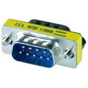 Image of Gender changer 9 pins Male - 9 pins Male for RS232 interf
