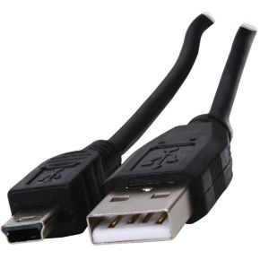 Image of Haiqoe USB A ==> Mini-B 1,8m .SB24