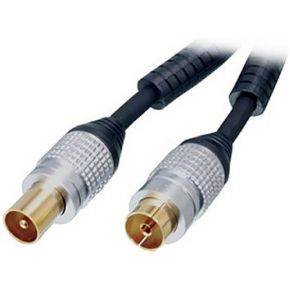 Image of Haiqoe Coax kabel HQ 1.5m M-F verguld 90db
