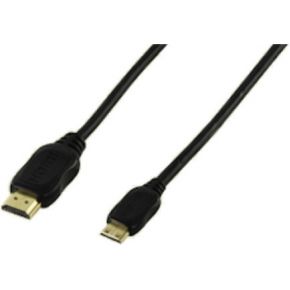Image of Haiqoe HDMI-Mini HDMI High Speed cable 5,00m met Ethernet