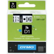 Dymo Tape D1 9mm x 7m Black/White Dymotype: 40913