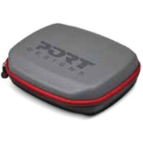 Image of Port Designs Case Nuuk voor koptelefoons (zwart-rood)
