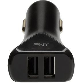 Image of DUAL USB CAR CHARGER BLACK 5 VOLT DC OUTPUT AT 3.4A