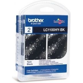 Image of Brother LC-1100HYBK Black Ink Blister