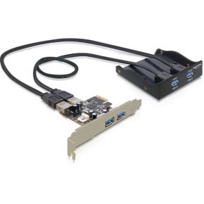 Image of DeLOCK Front Panel + PCI Express Card