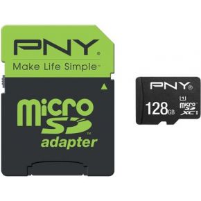 Image of PNY 128GB High Performance MicroSDXC 80MB/s