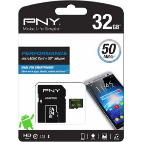 Image of PNY MicroSD Performance 32GB